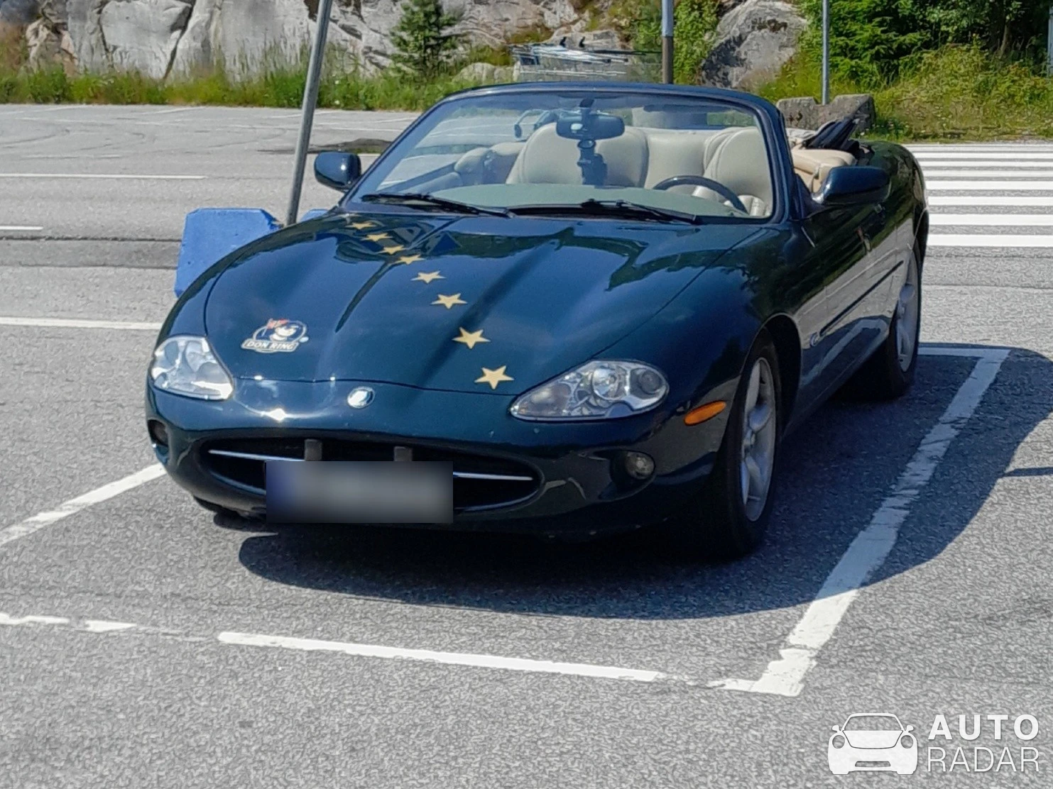 Jaguar XK8 Convertible spotted in Skee