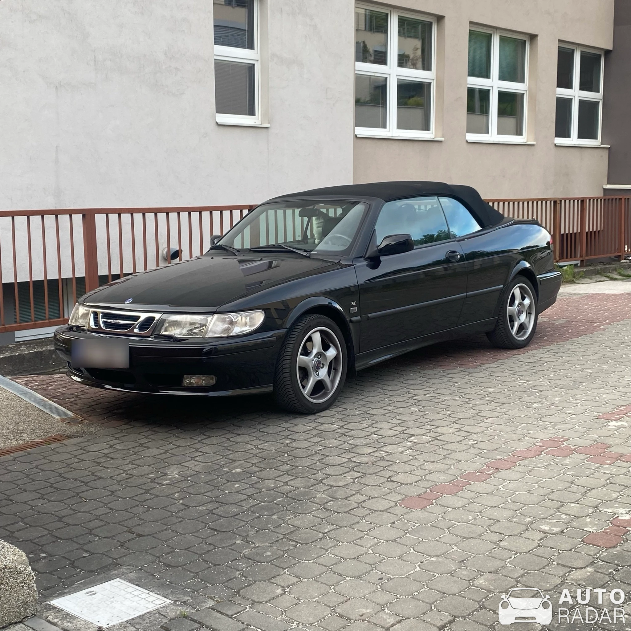 Saab 9-3 Convertible SE spotted in Zlín