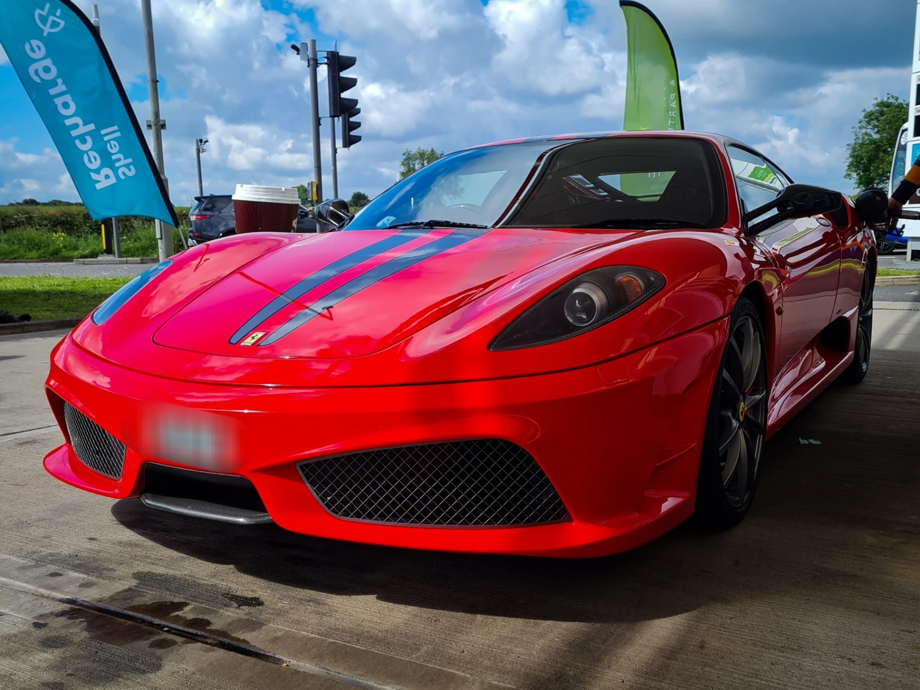 Ferrari F430 spotted in Tollerton, United Kingdom