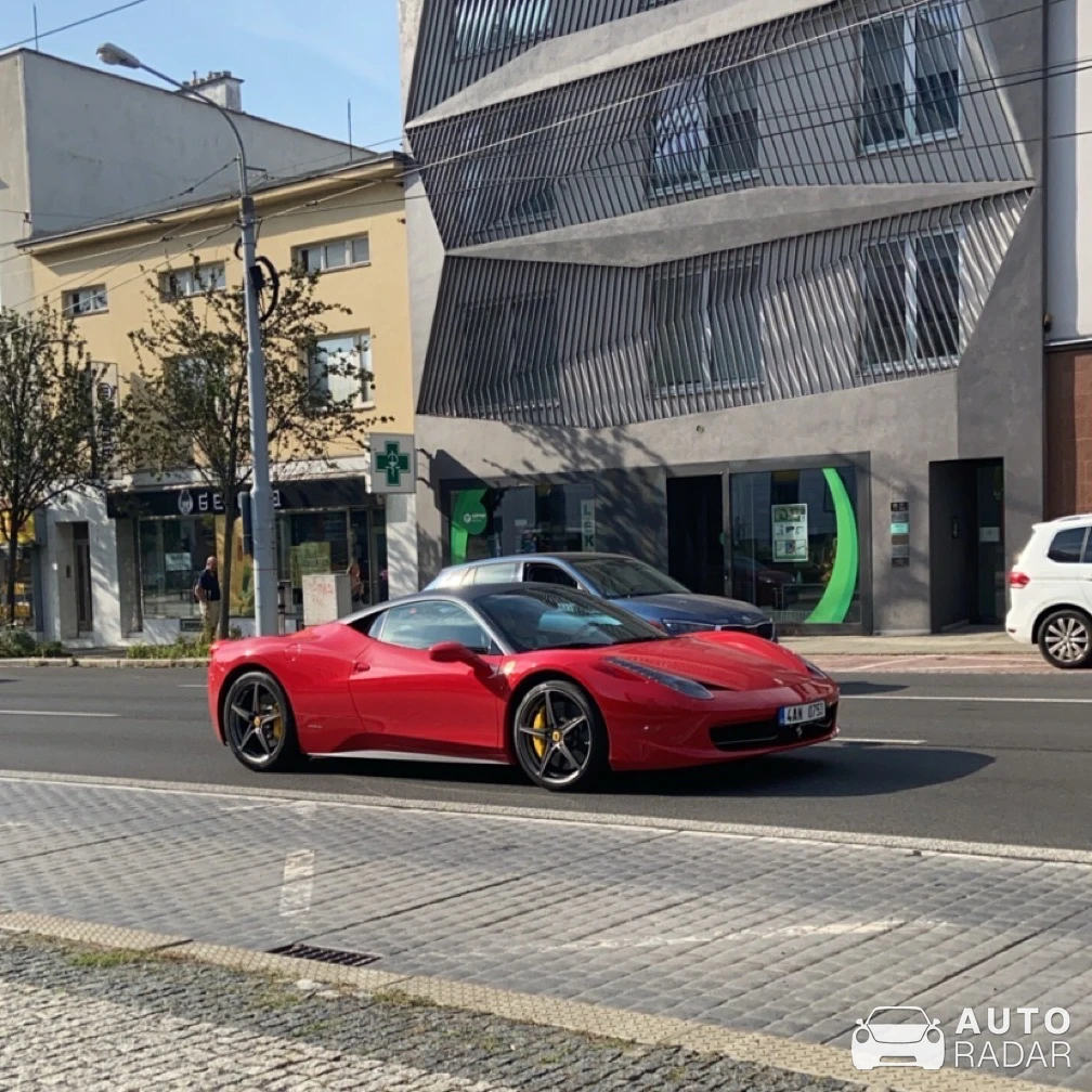 Ferrari 458 Italia spotted in Zlín, Czechia