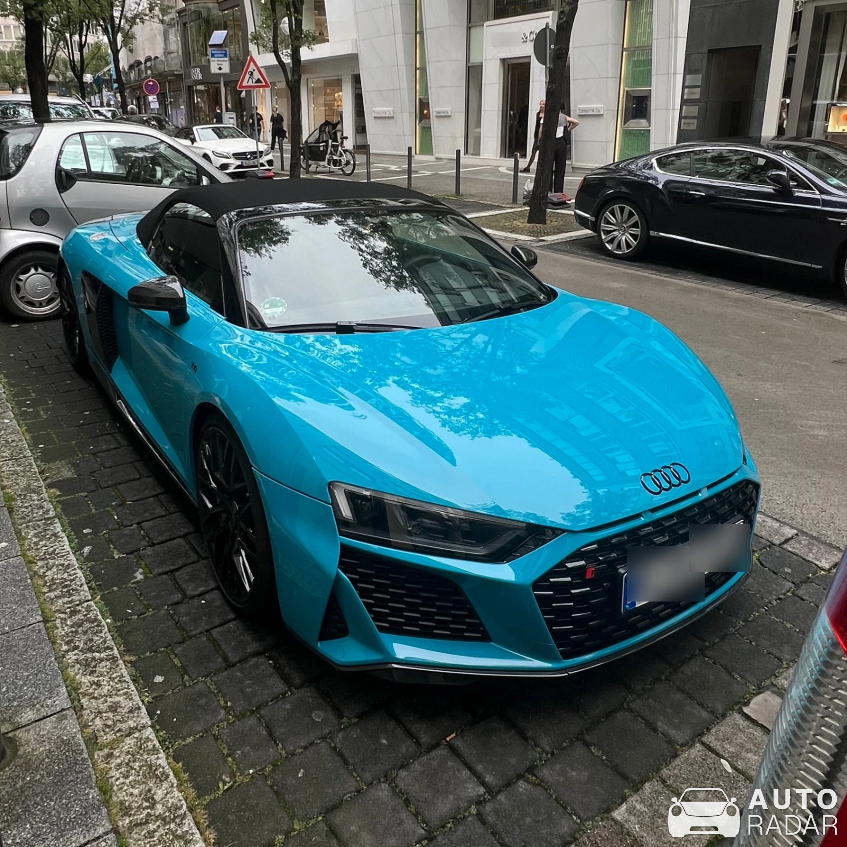 Audi R8 V10 Spyder 2019 spotted in Frankfurt am Main, Németország