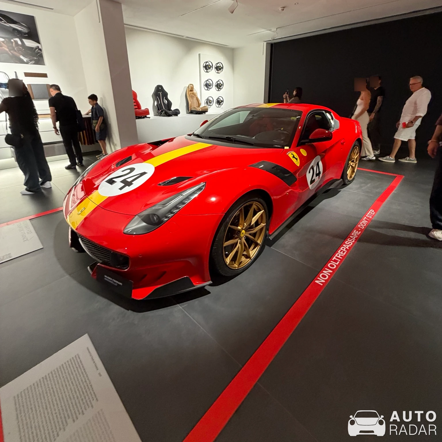 Ferrari F12tdf spotted in Maranello