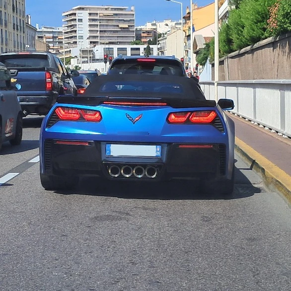 Chevrolet Corvette C7 Stingray Convertible spotted in Cannes, France