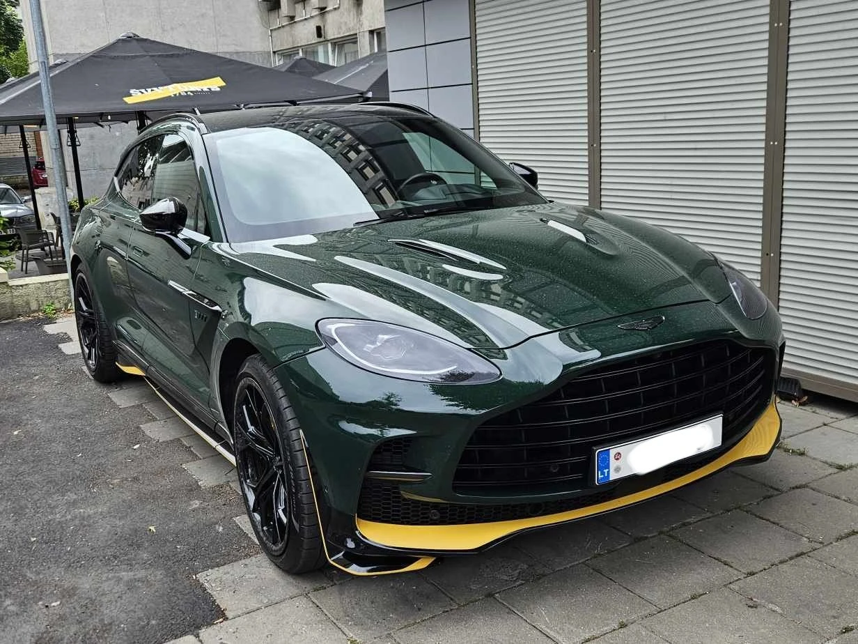 Aston Martin DBX spotted in Kaunas, Lithuania