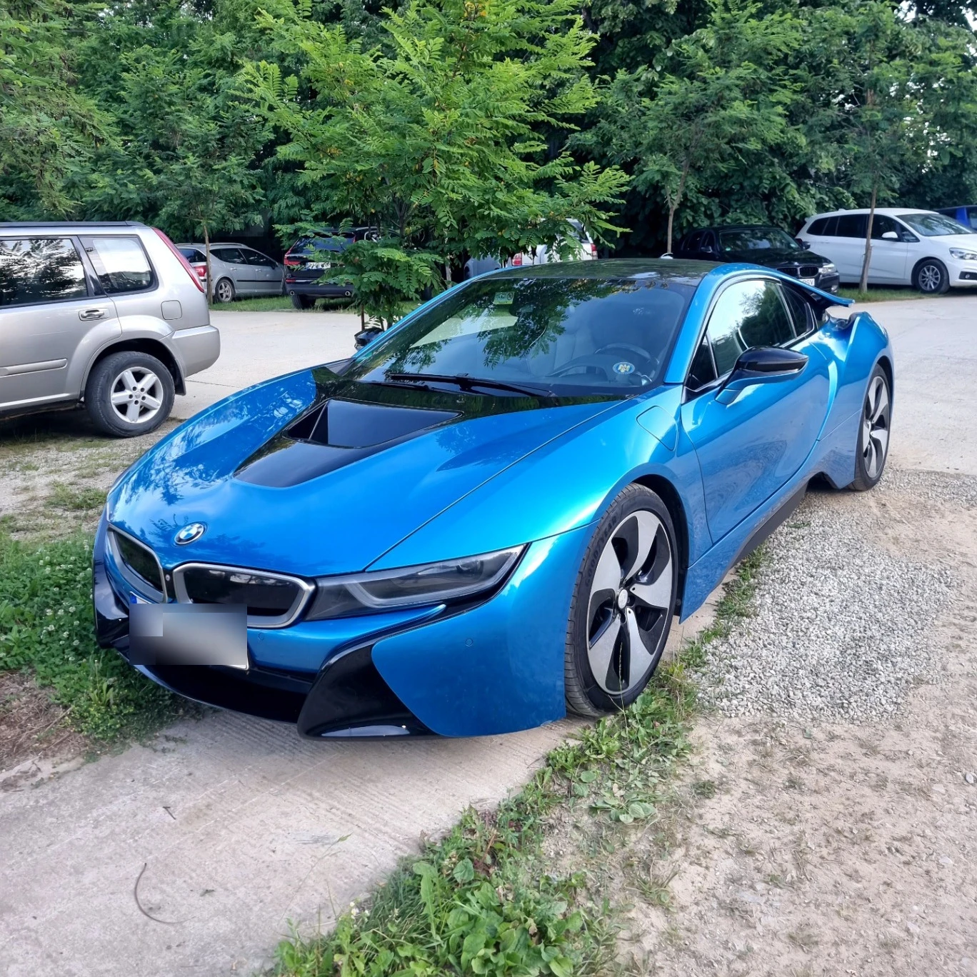 BMW  I8 spotted in Sănăteşti, Romania