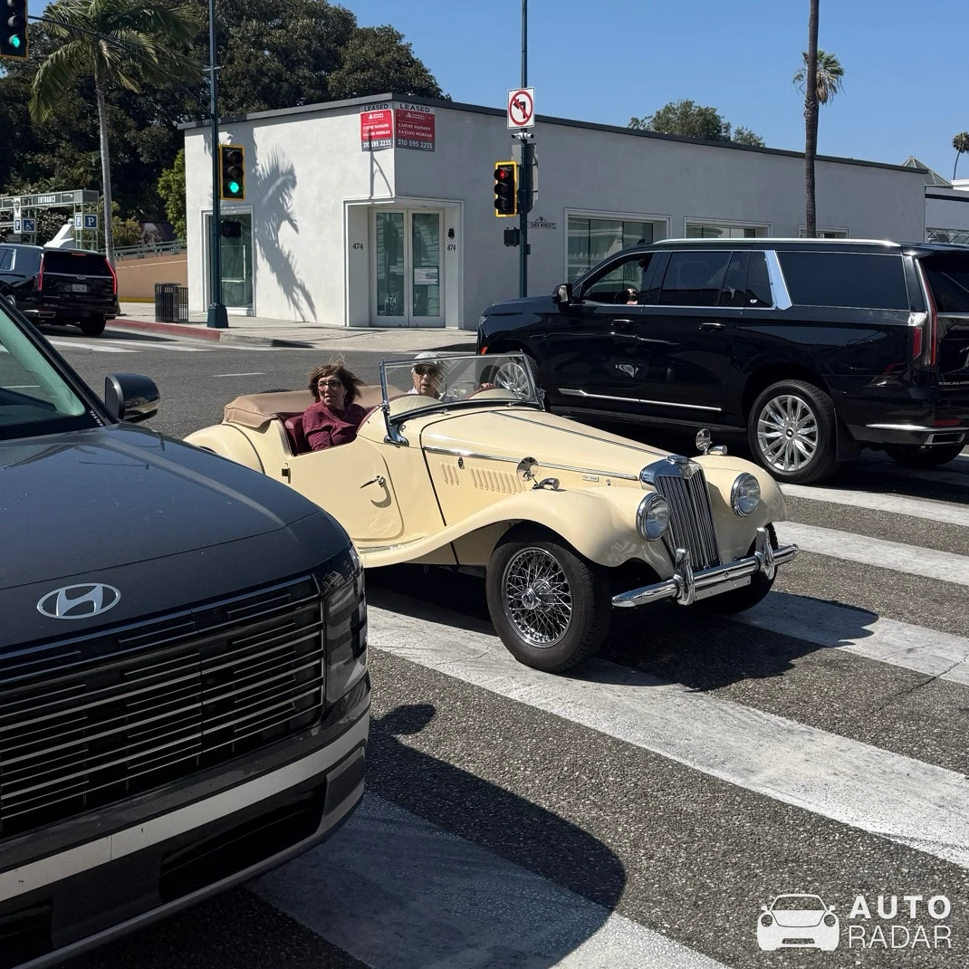 MG TD spotted in Beverly Hills