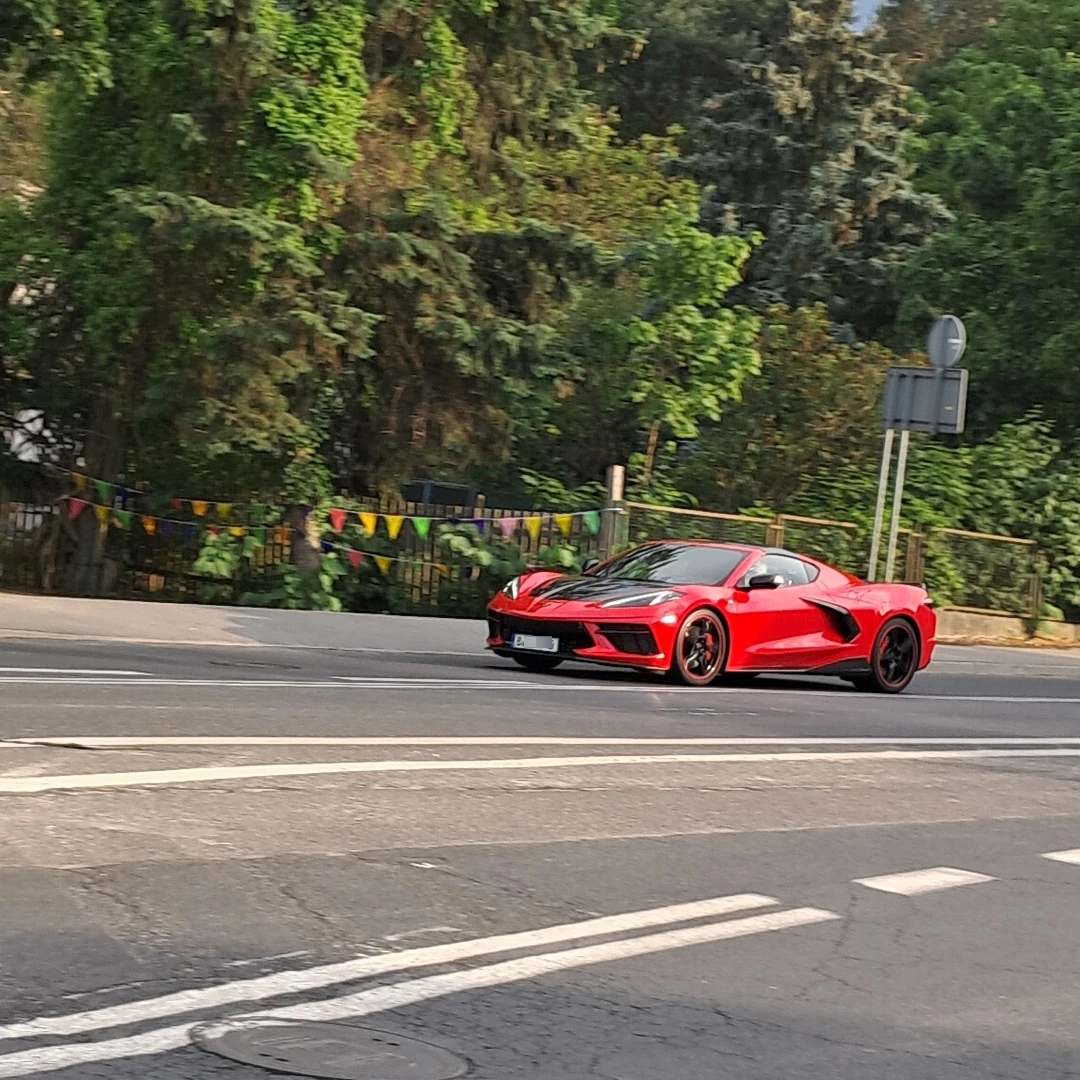 Chevrolet Corvette C8 spotted in Zielona Góra, Polska