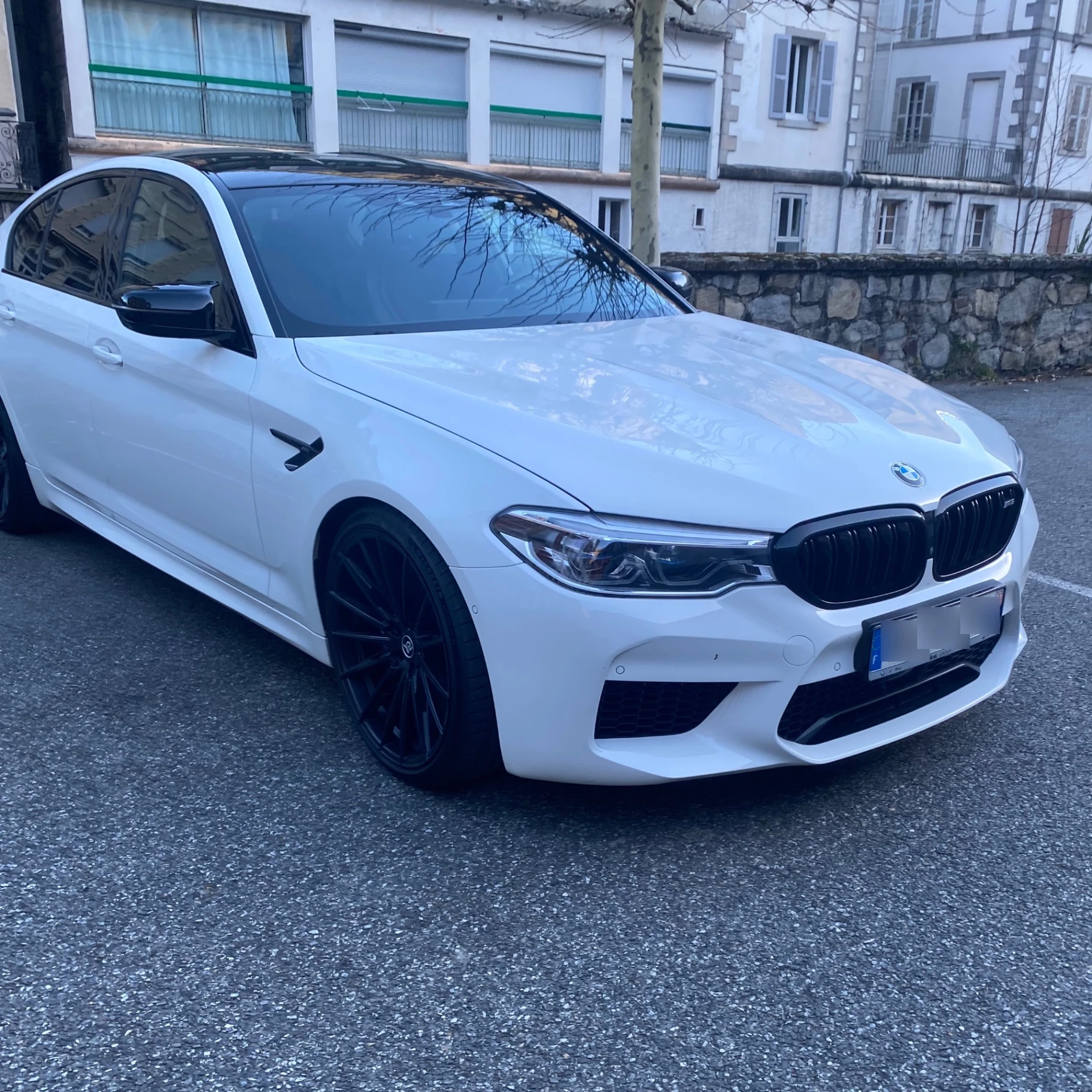 BMW M5 F90 Competition 2021 spotted in Cauterets, France