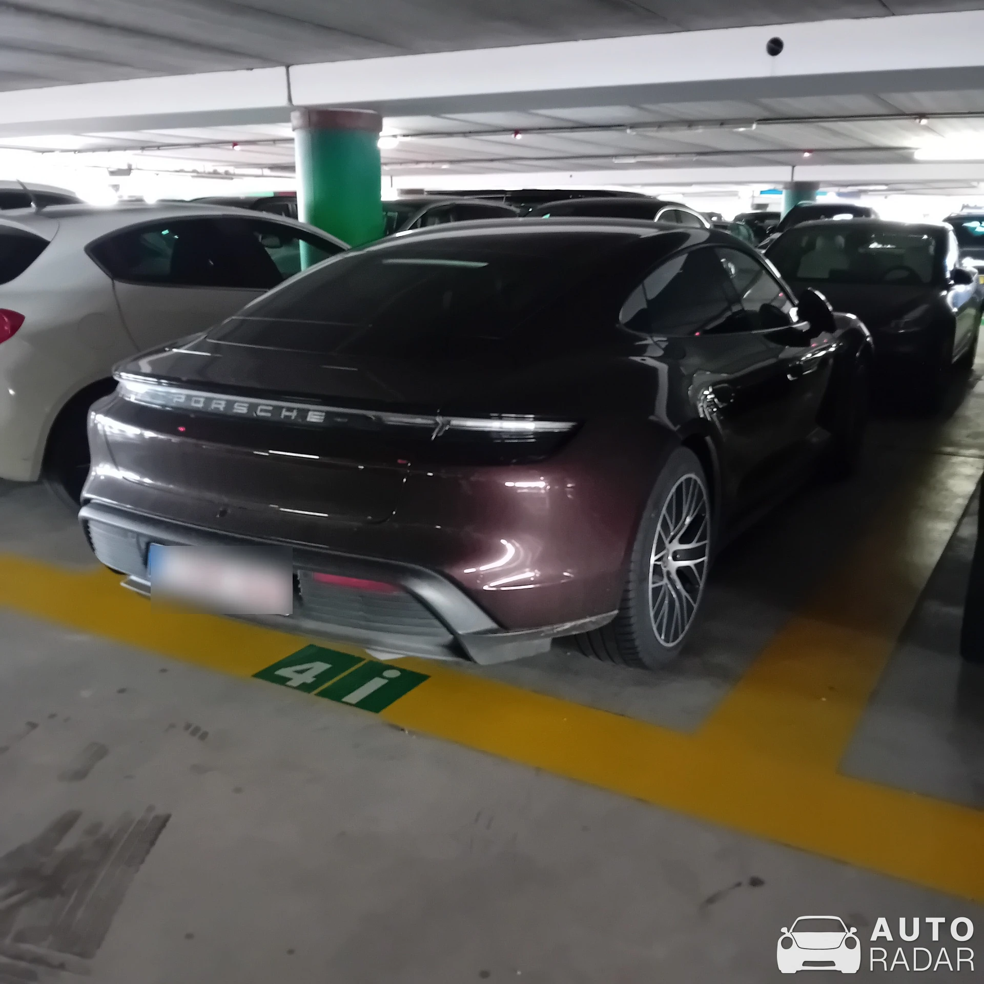 Porsche Taycan Turbo spotted in Zaventem, Belgium