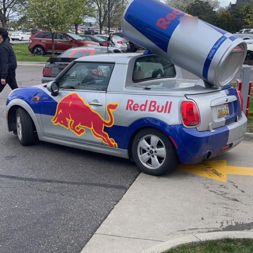Mini cooper Redbull edition 345/500 spotted in Sterling Heights, United States