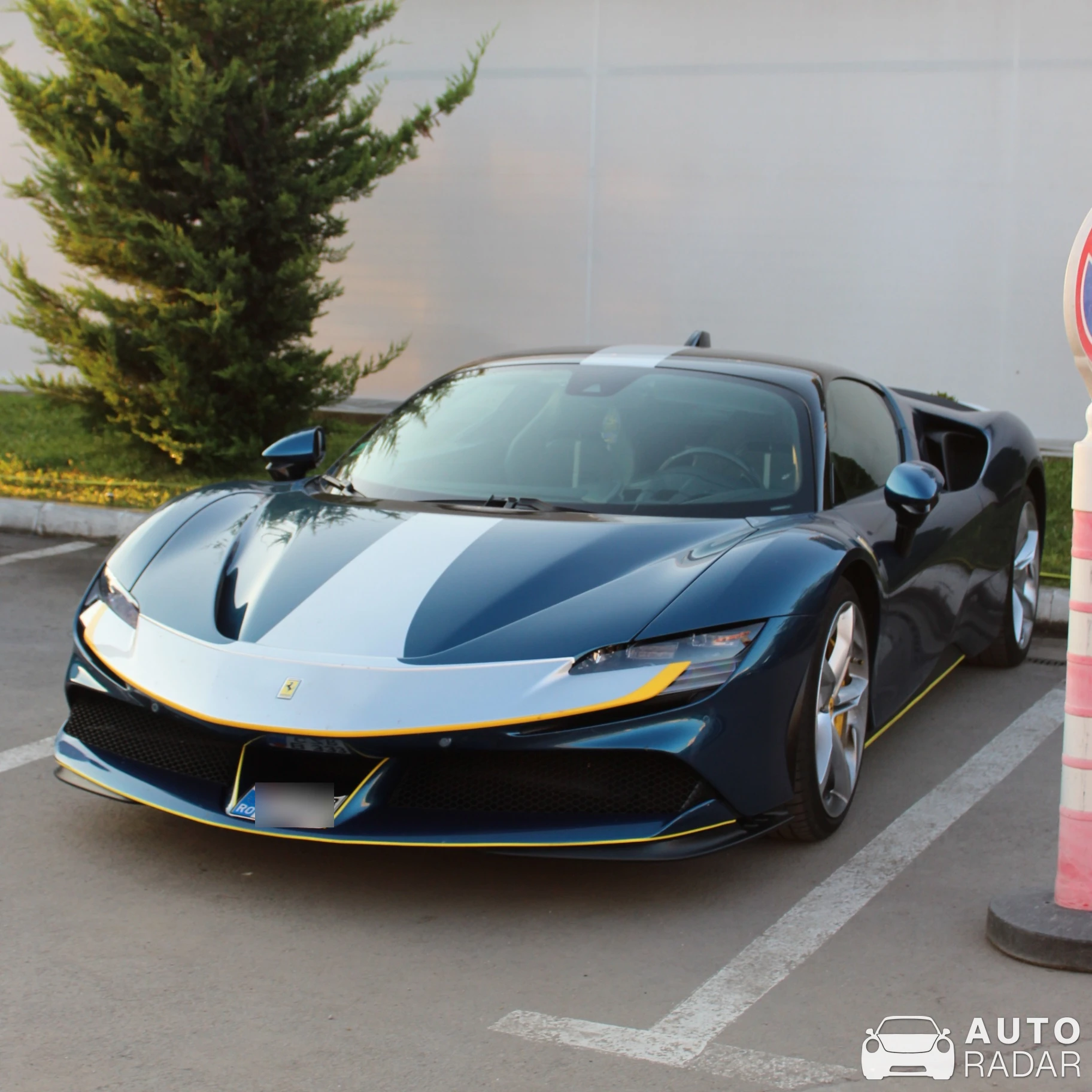 Ferrari SF90 Stradale Assetto Fiorano spotted in Constanța, Romania