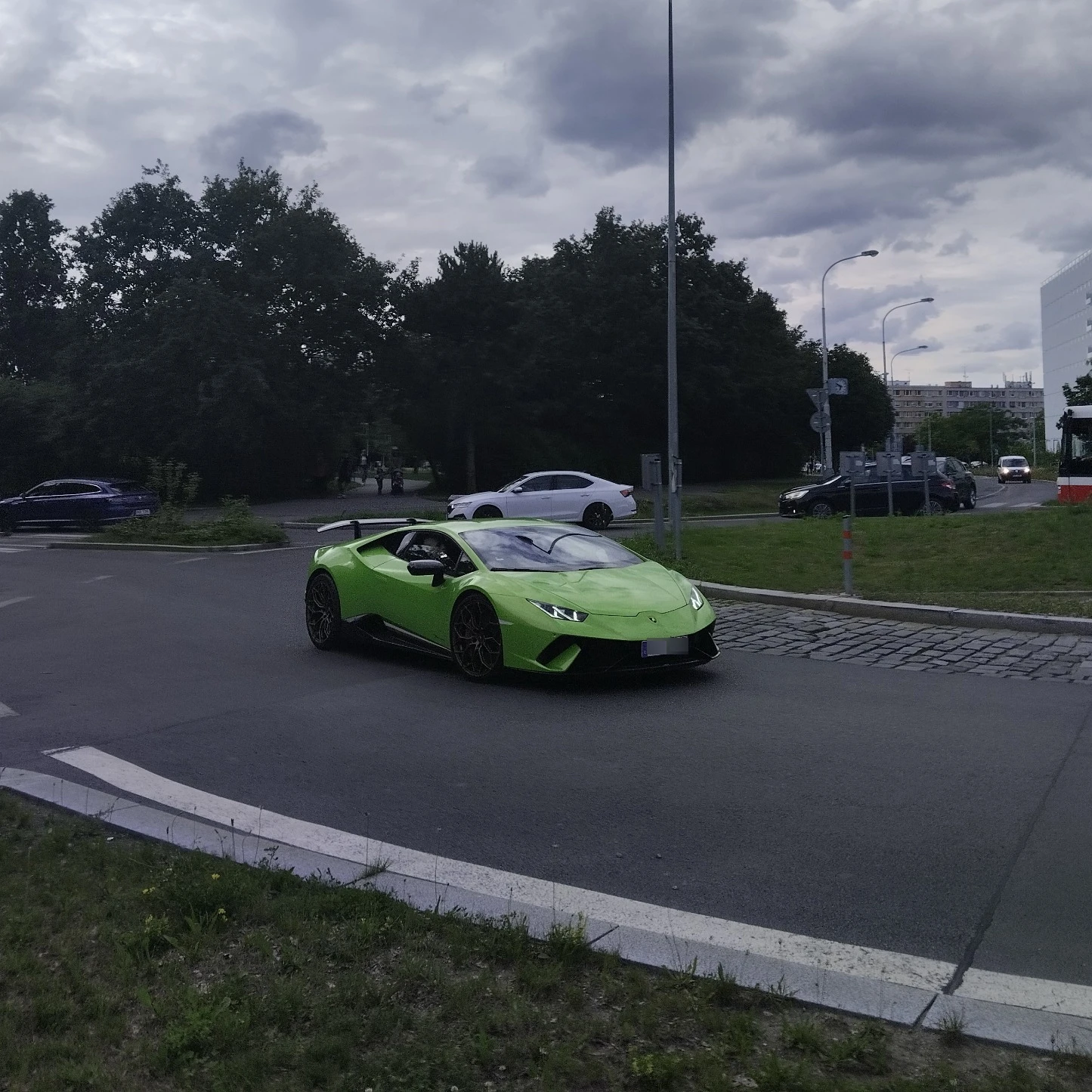 Lamborghini Huracán LP 640-4 Performante spotted in Praha 4, Czechia