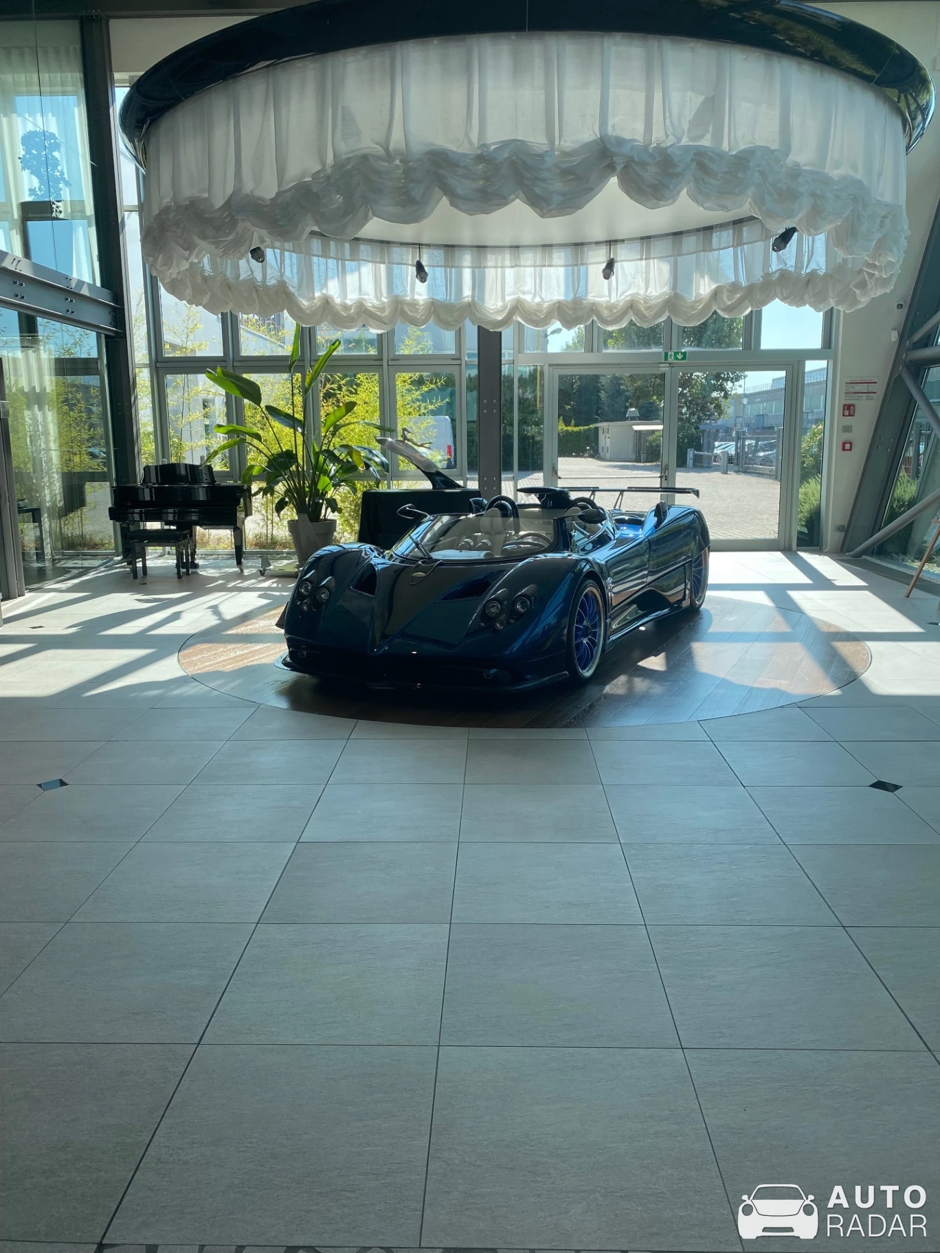 Pagani Zonda HP Barchetta spotted in Graziosa, Italy