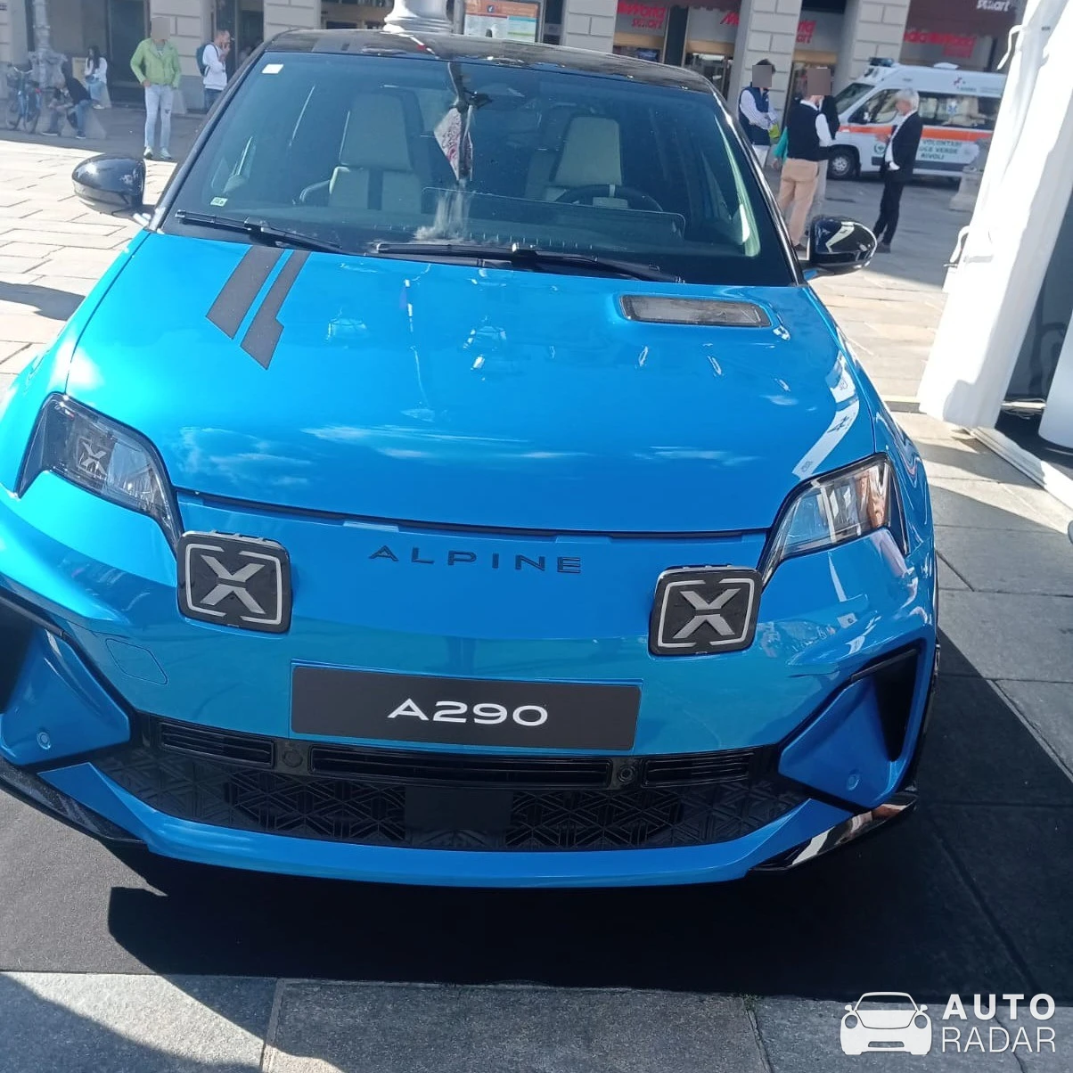 Alpine A290 spotted in Turin, Italy