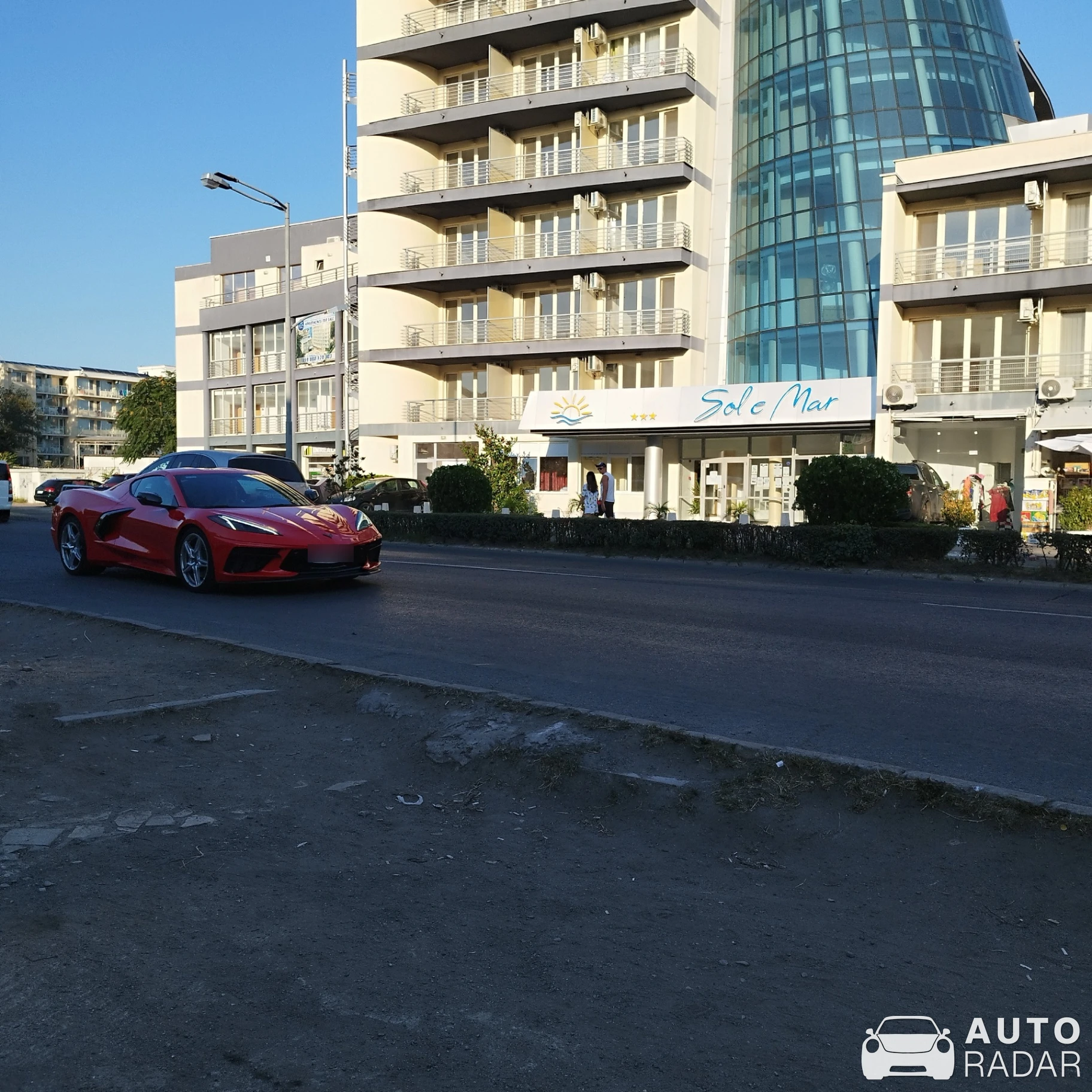 Chevrolet Corvette C8 spotted in Солнечный берег, Болгария