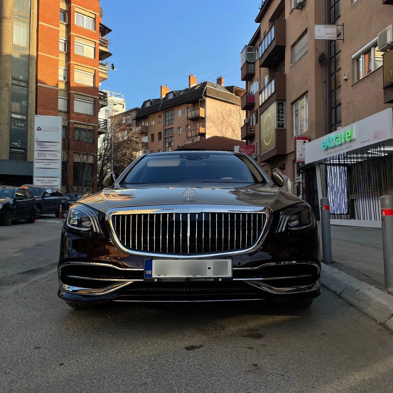 Mercedes-Maybach S 600 spotted in Pristina, 