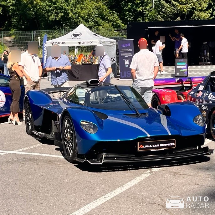 Aston Martin Valkyrie Spyder spotted in Luxembourg