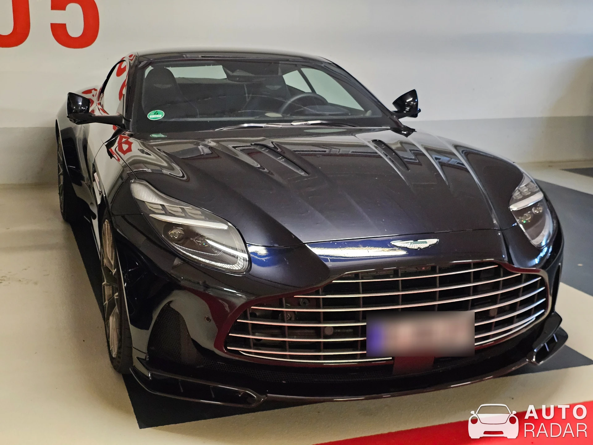 Aston Martin DB12 spotted in Düsseldorf