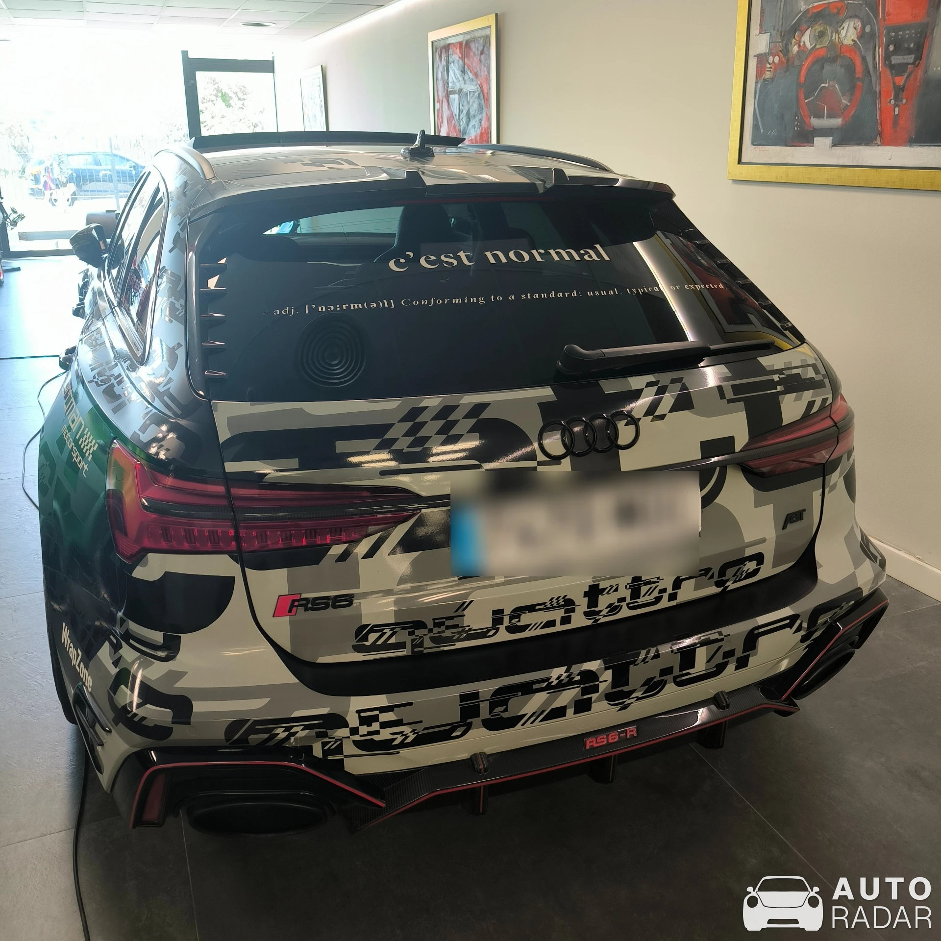 Audi ABT RS6 Avant C8 spotted in Barcelona