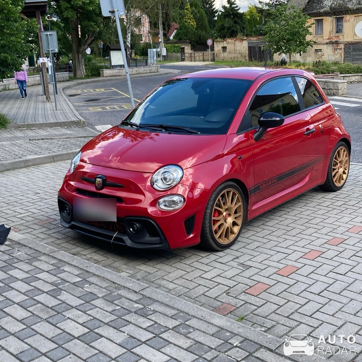 Abarth 695 Biposto spotted in Brniště