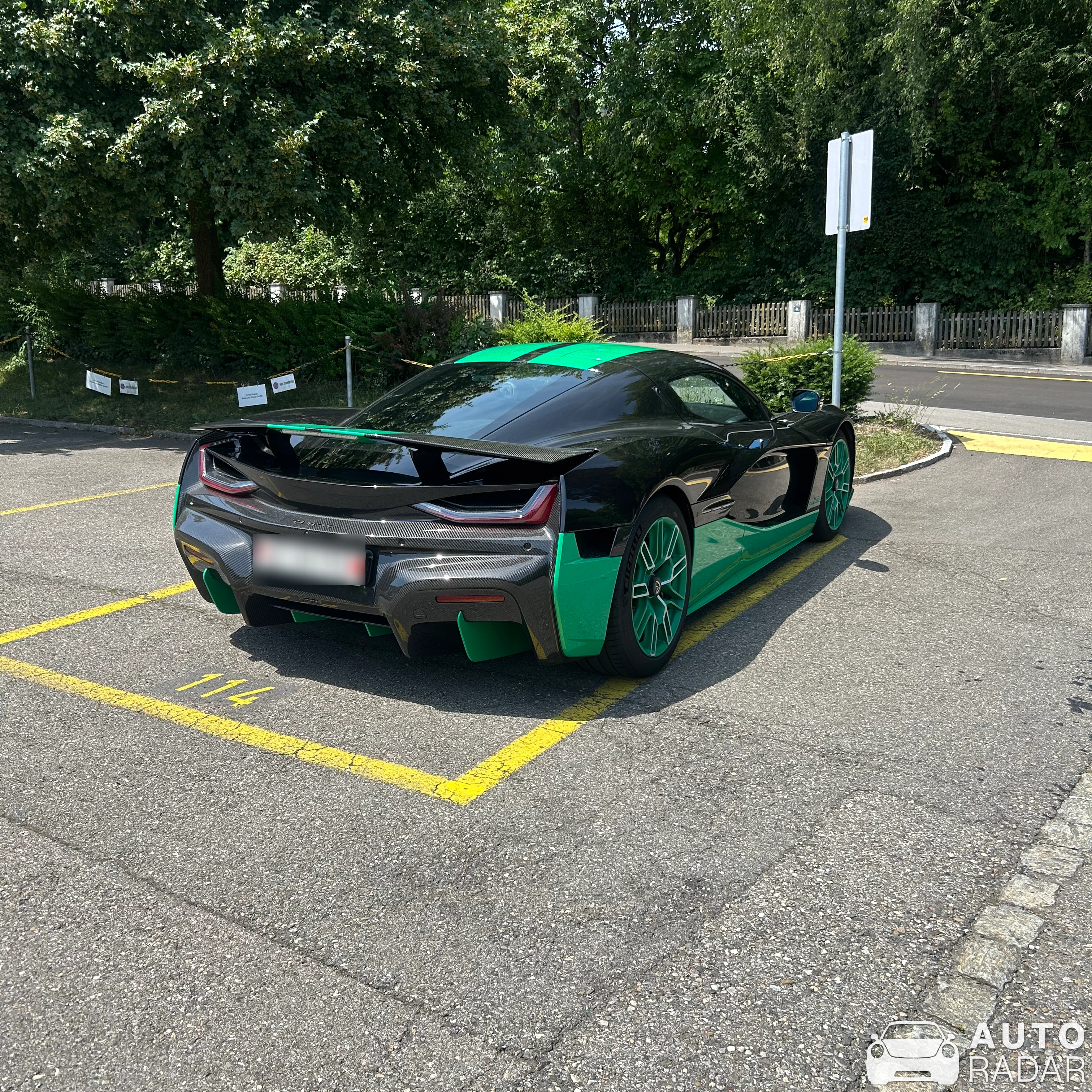 Rimac Nevera Time Attack spotted