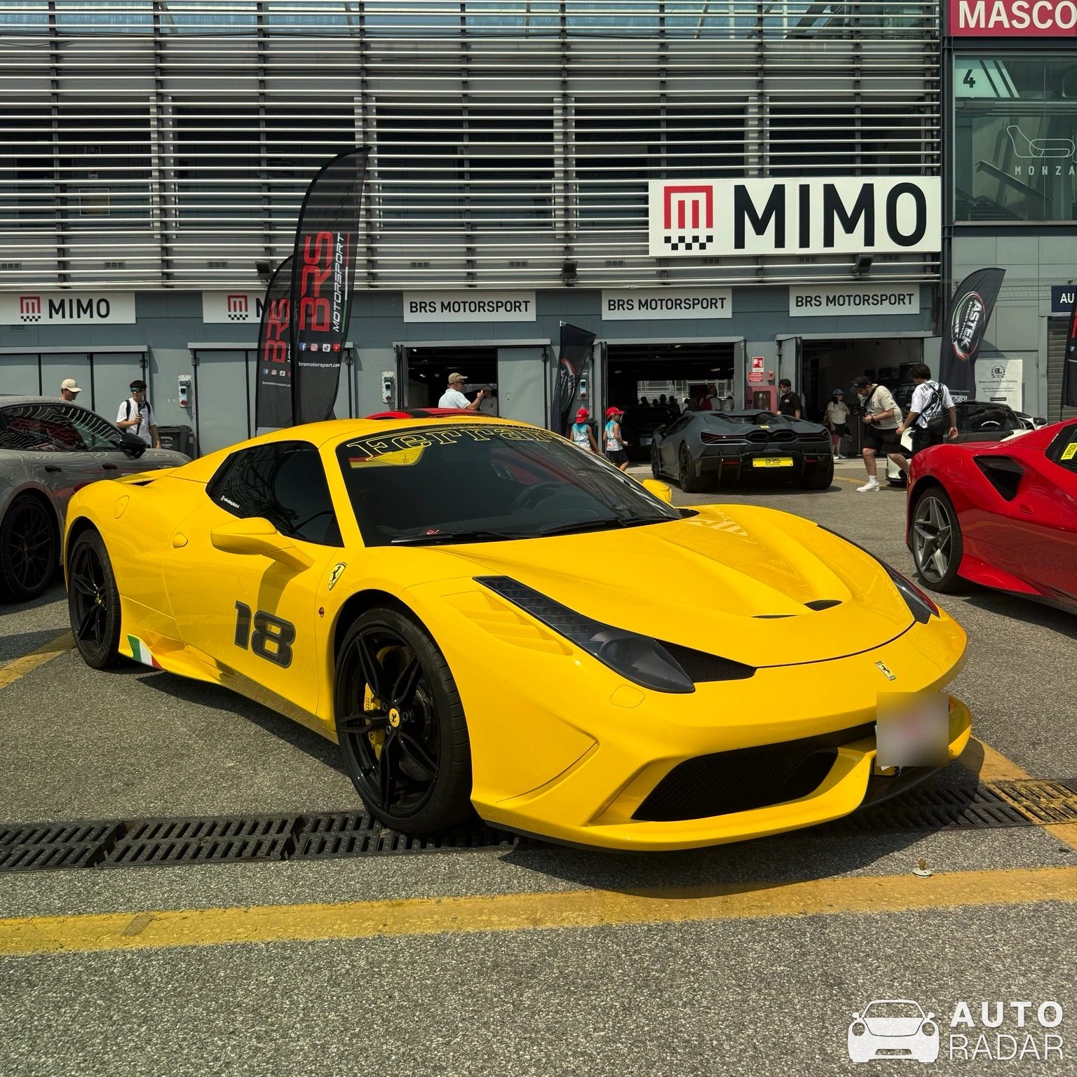 Ferrari 458 Speciale A spotted in Monza