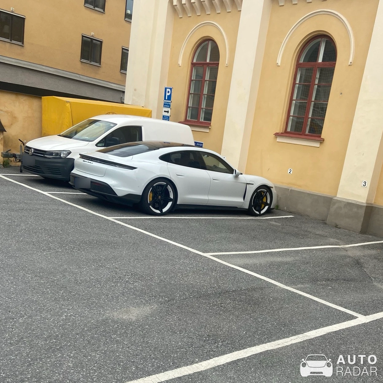 Porsche Taycan Turbo S spotted in Örebro