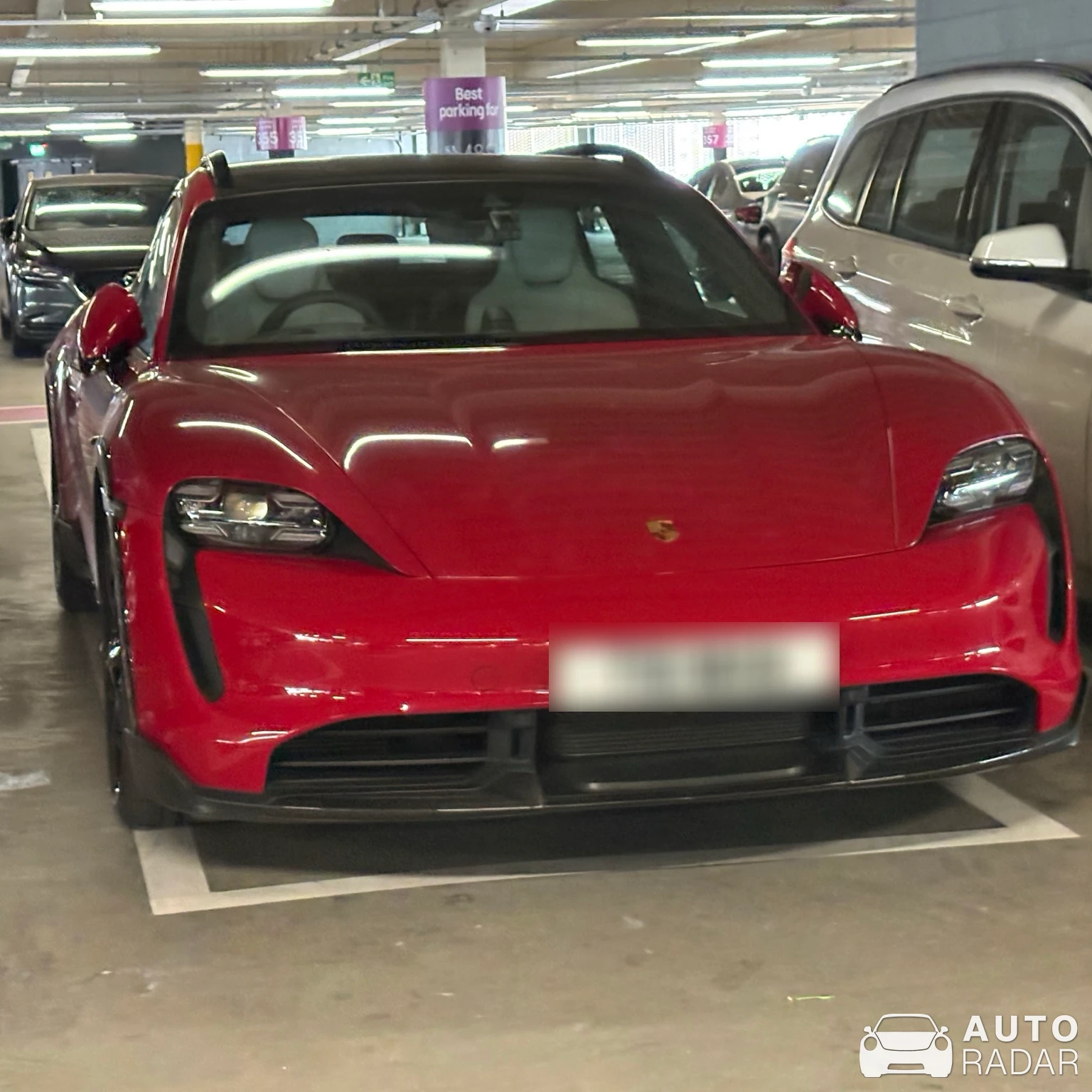 Porsche Taycan Turbo S Cross Turismo spotted in London