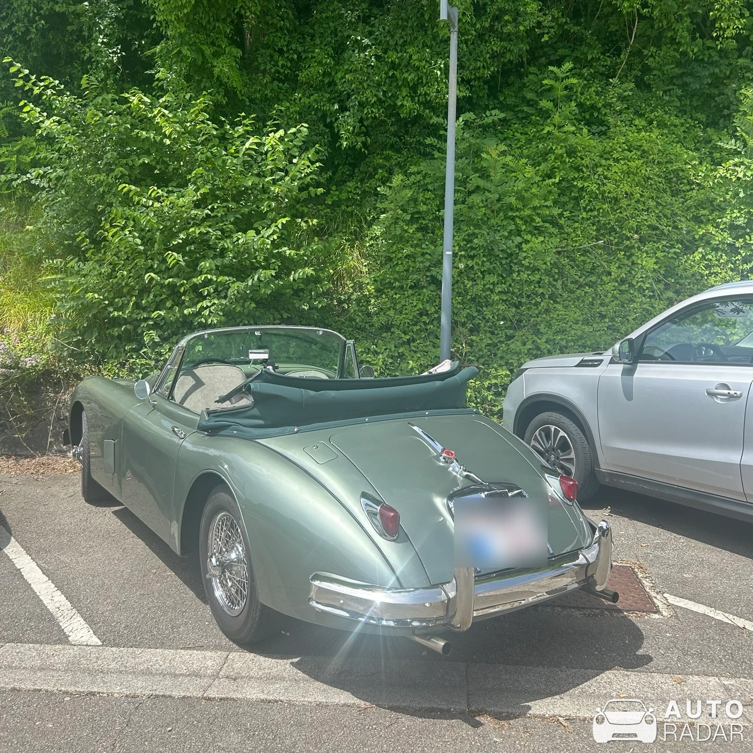 Jaguar XK150 spotted in Geneva
