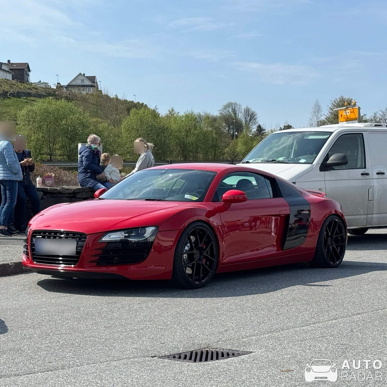 Audi R8 spotted in Nærbø