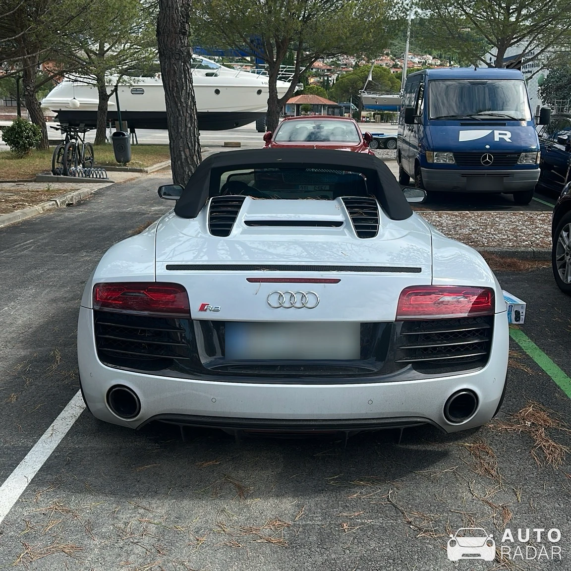 Audi R8 V8 Spyder spotted in Portorož