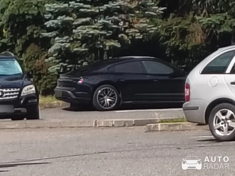 Porsche Taycan spotted in Třebíč