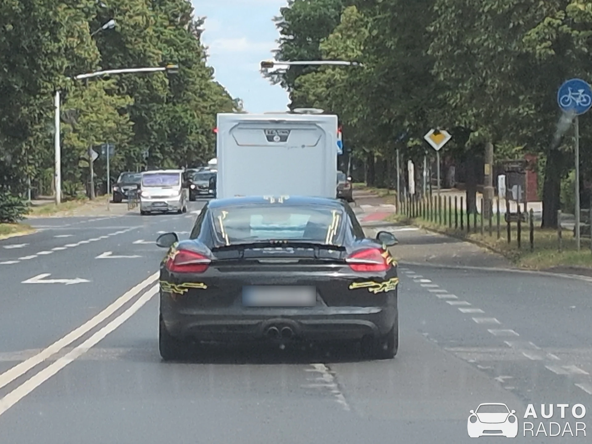 Porsche 981 Cayman S spotted in Wrocław