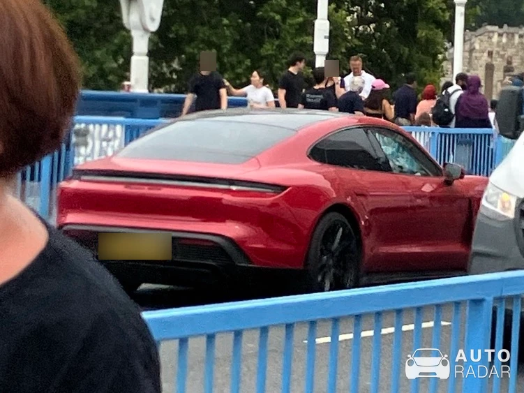 Porsche Taycan GTS spotted in London
