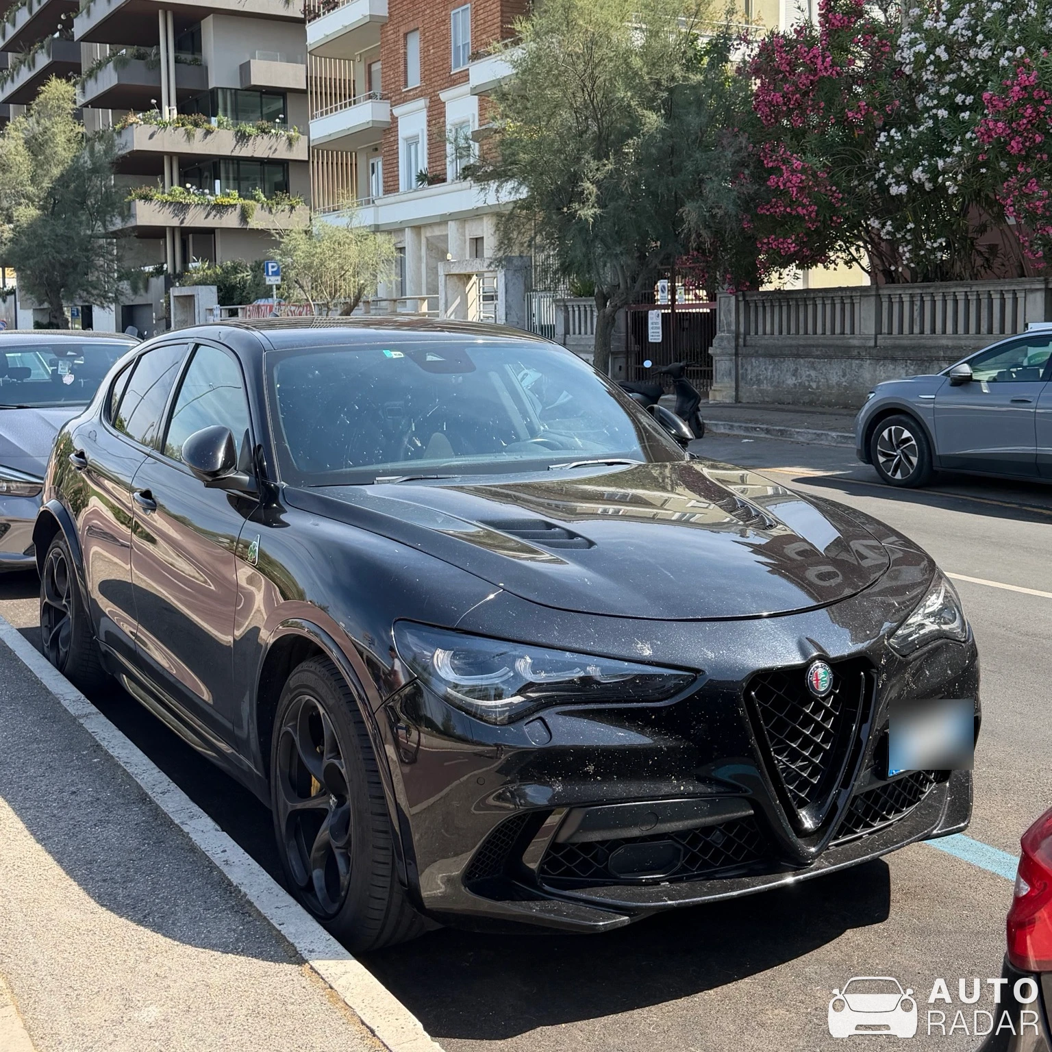 Alfa Romeo Stelvio Quadrifoglio NRING spotted in Montesilvano