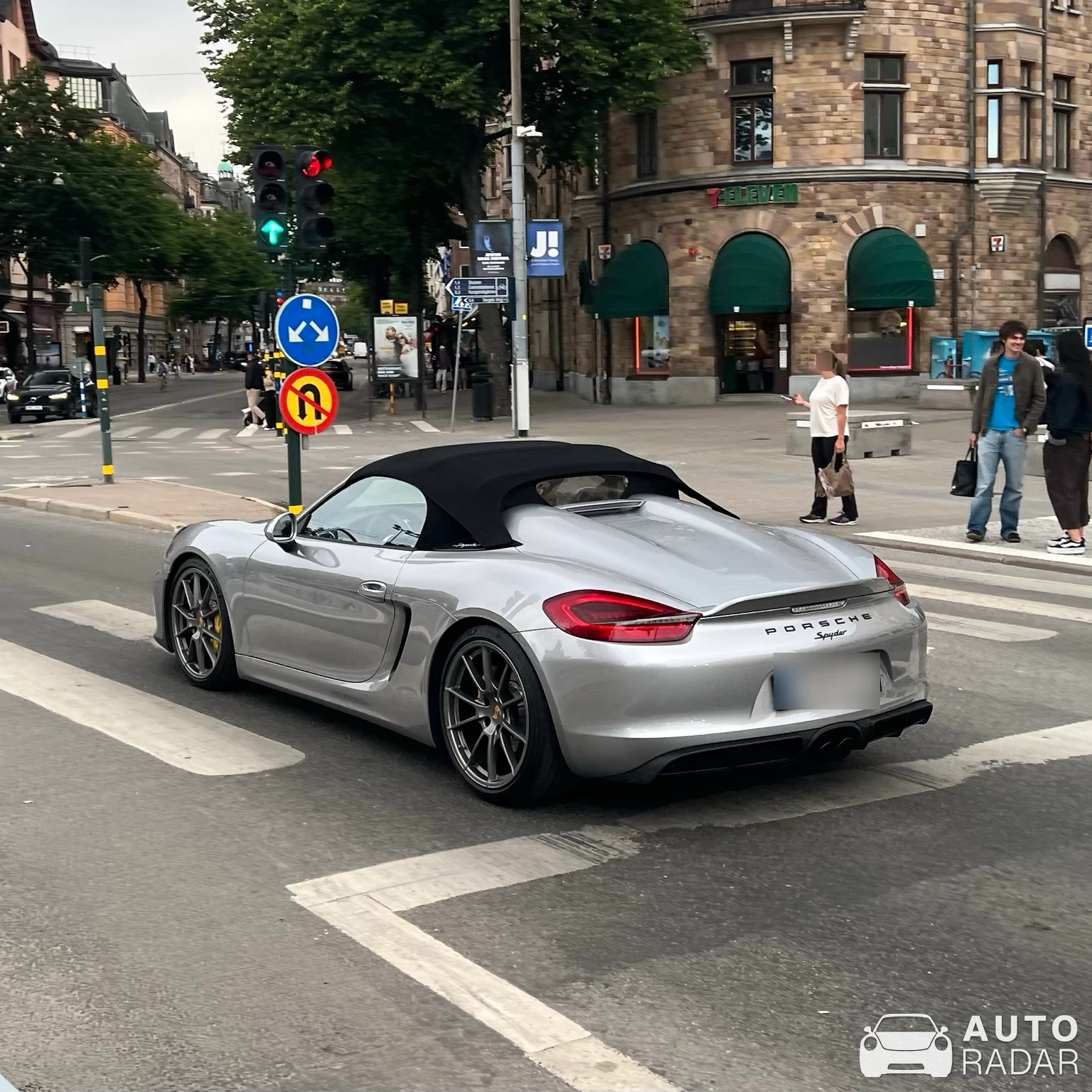 Porsche 981 Spyder spotted in Stockholm