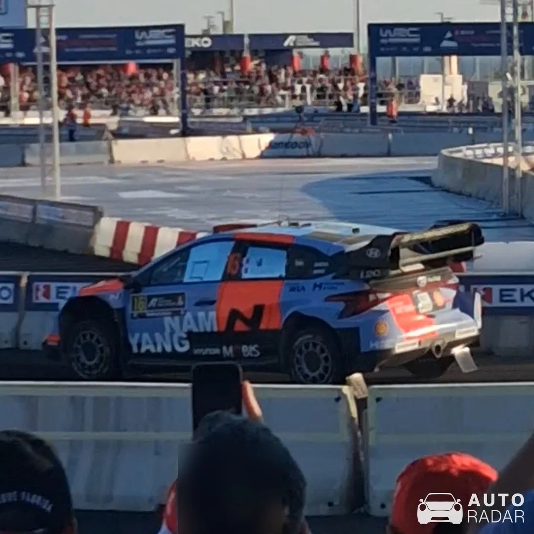 Hyundai i20 N WRC spotted in Elliniko