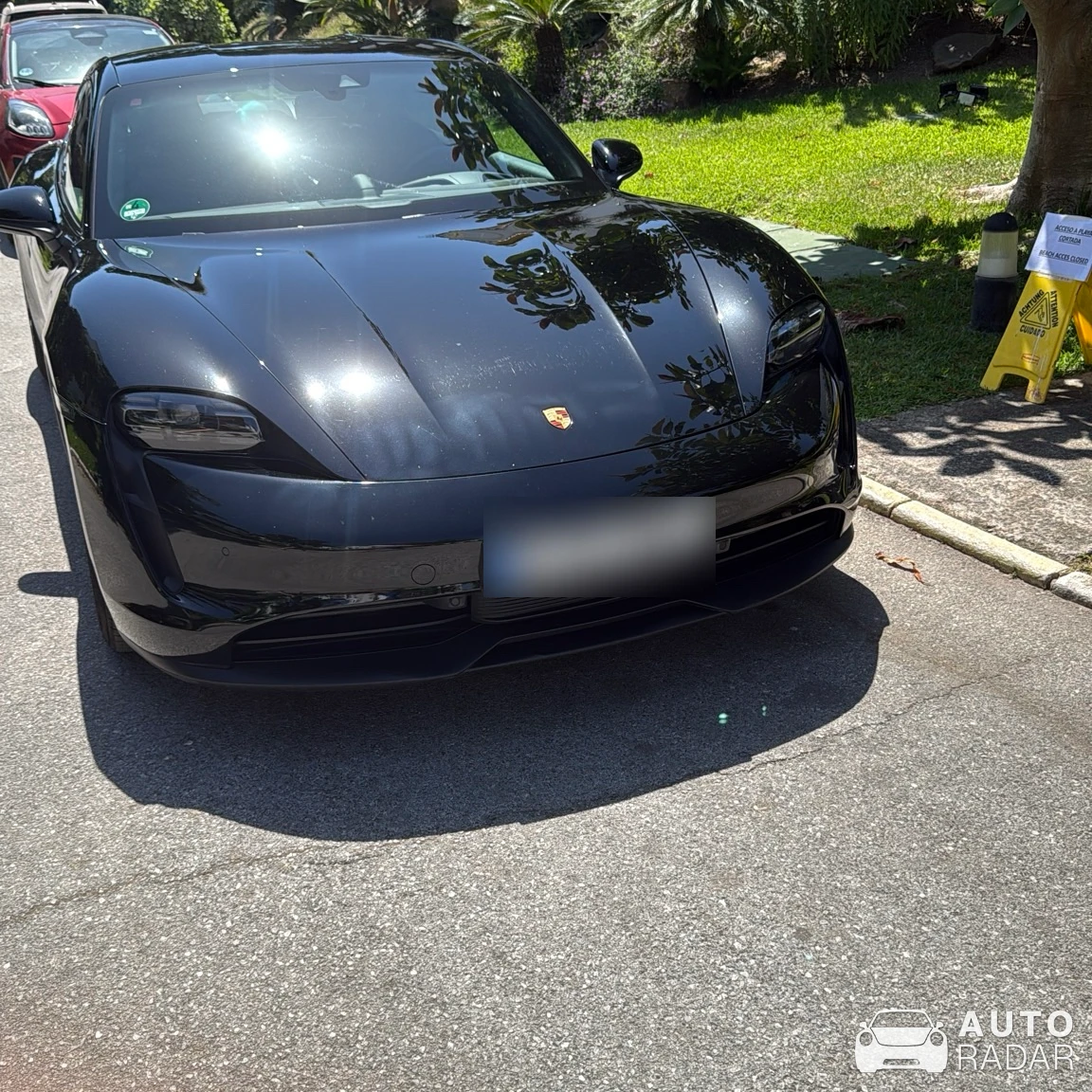 Porsche Taycan spotted in Fuengirola