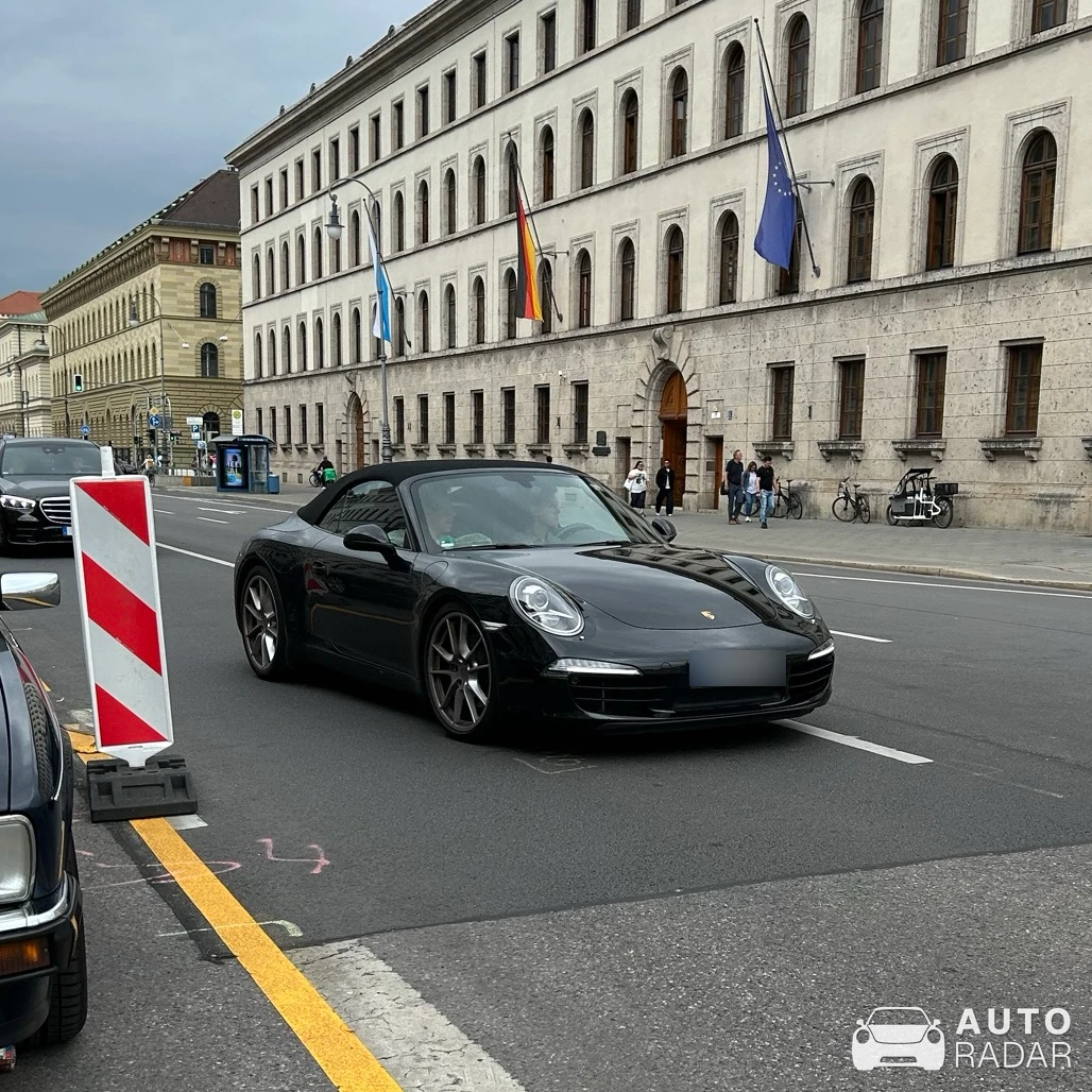 Porsche 991 Carrera Cabriolet MkI spotted in München