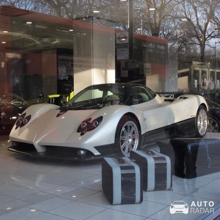 Pagani Zonda F Roadster Clubsport spotted in London, United Kingdom