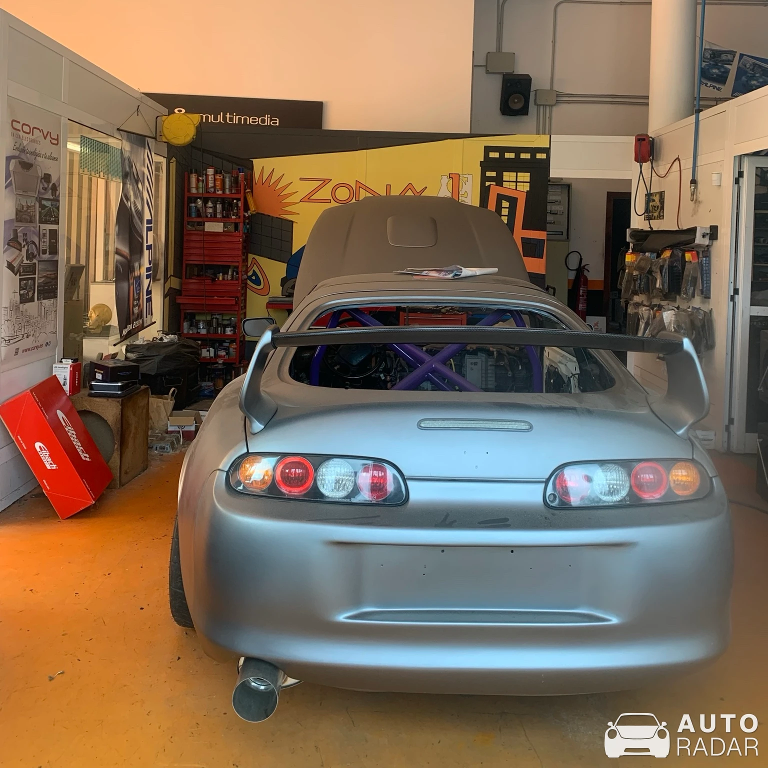 Toyota Supra A80 Top Secret spotted in Lugo