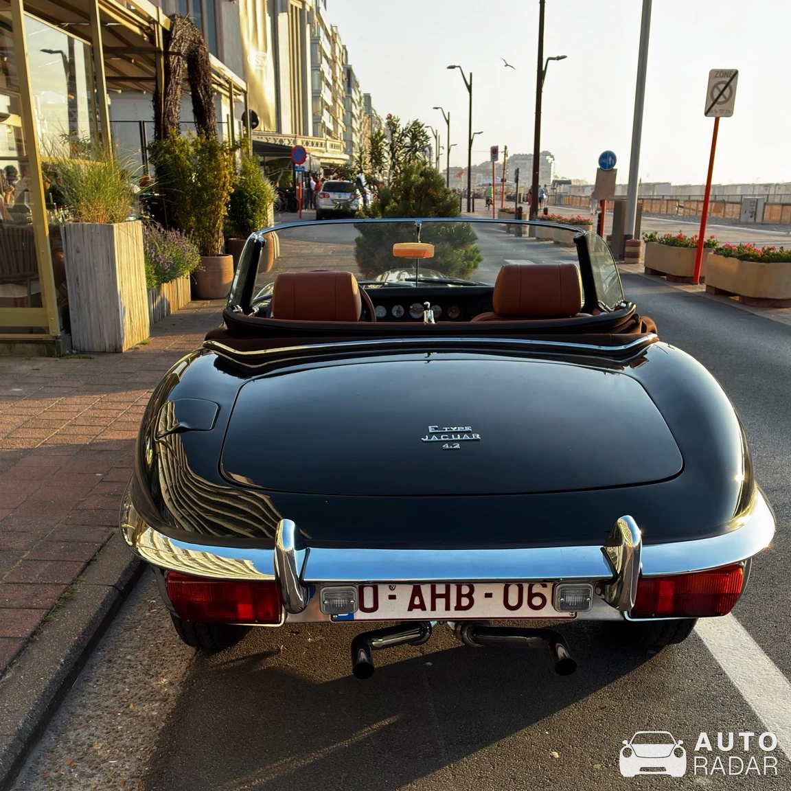 Jaguar E-Type spotted in Knokke-Heist