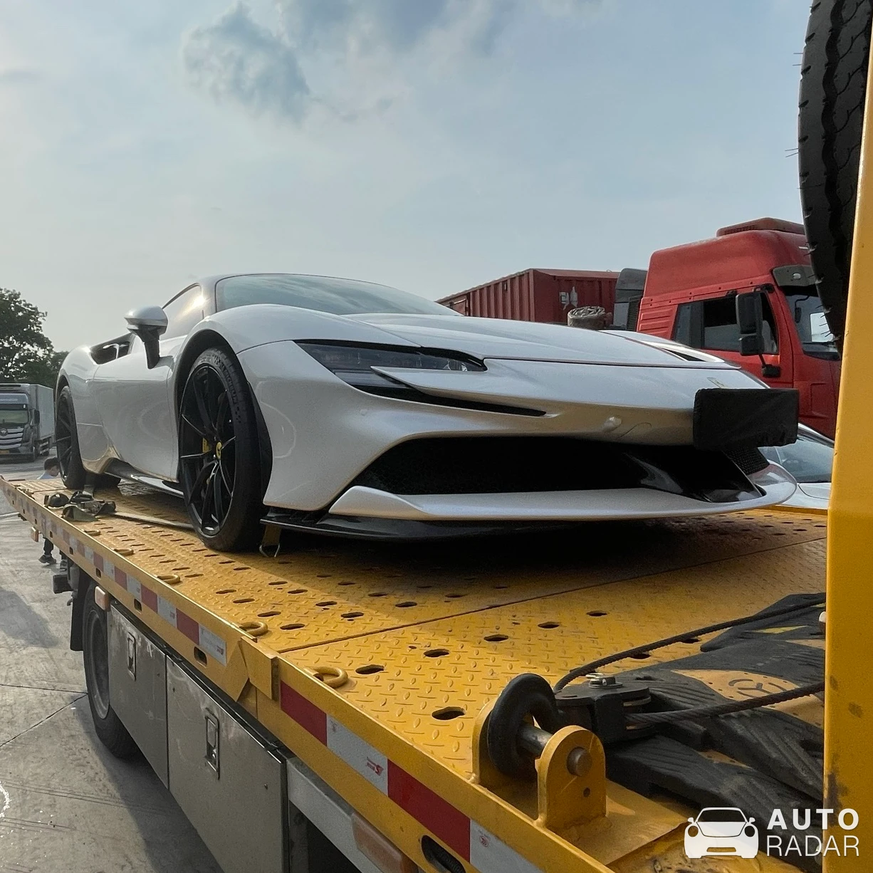 Ferrari SF90 Stradale spotted in Northampton
