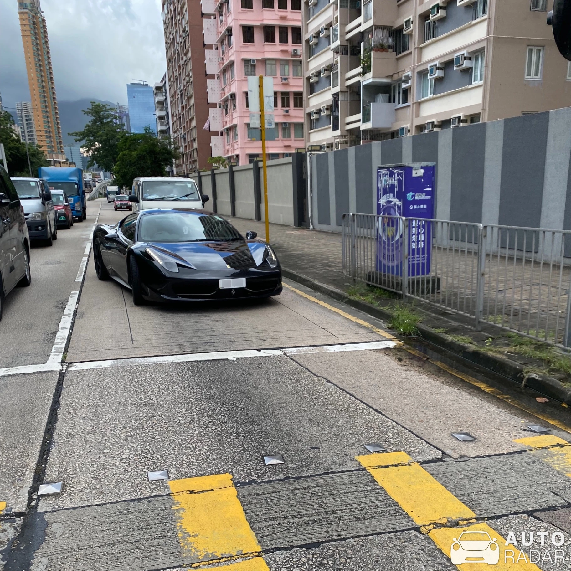 Ferrari 458 Italia spotted in Kowloon City District, Hong Kong