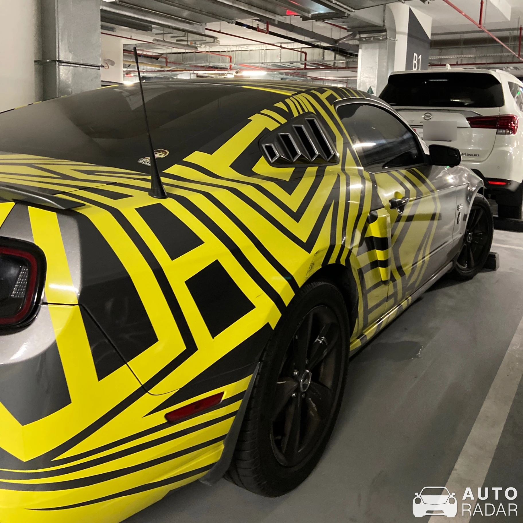 Ford Mustang GT spotted in Abu Dhabi, United Arab Emirates