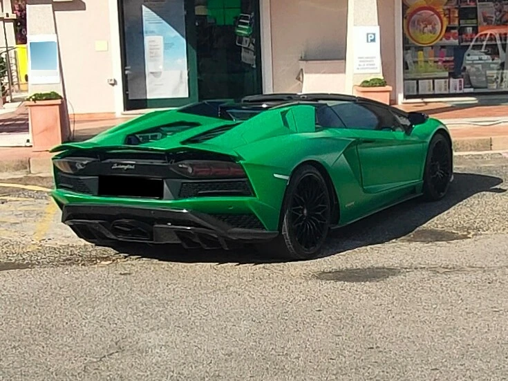 Lamborghini Aventador S spotted in Porto San Paolo, Italia