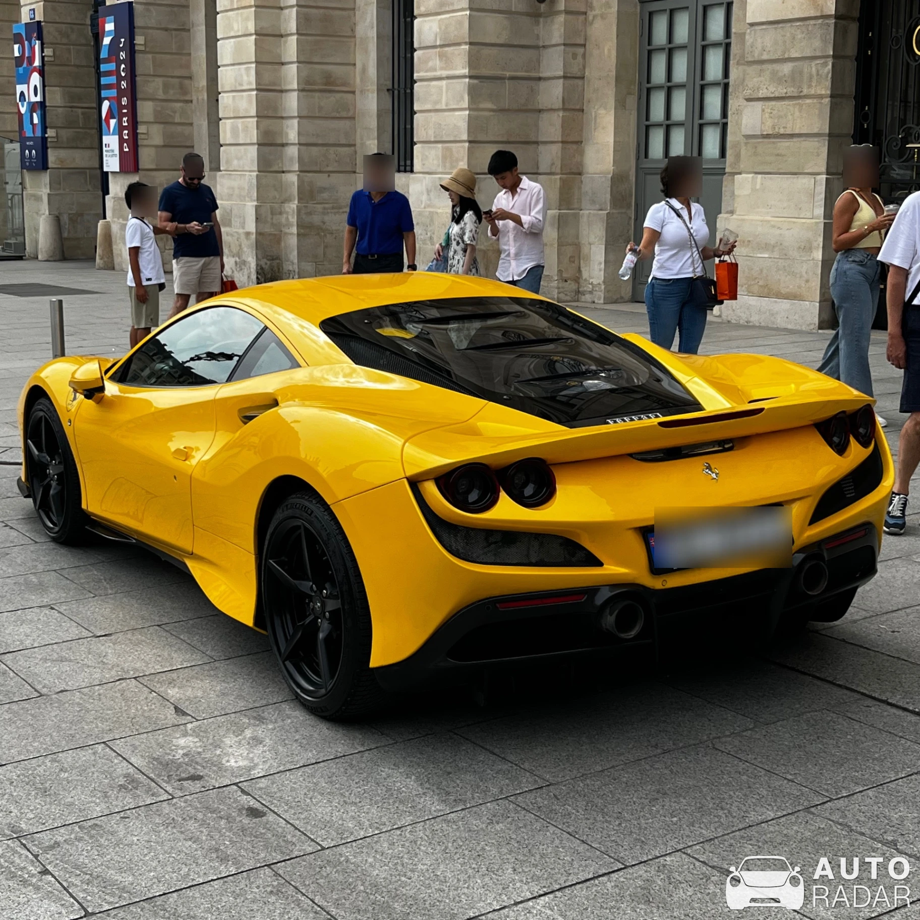 Ferrari F8 Tributo spotted in Paris, France
