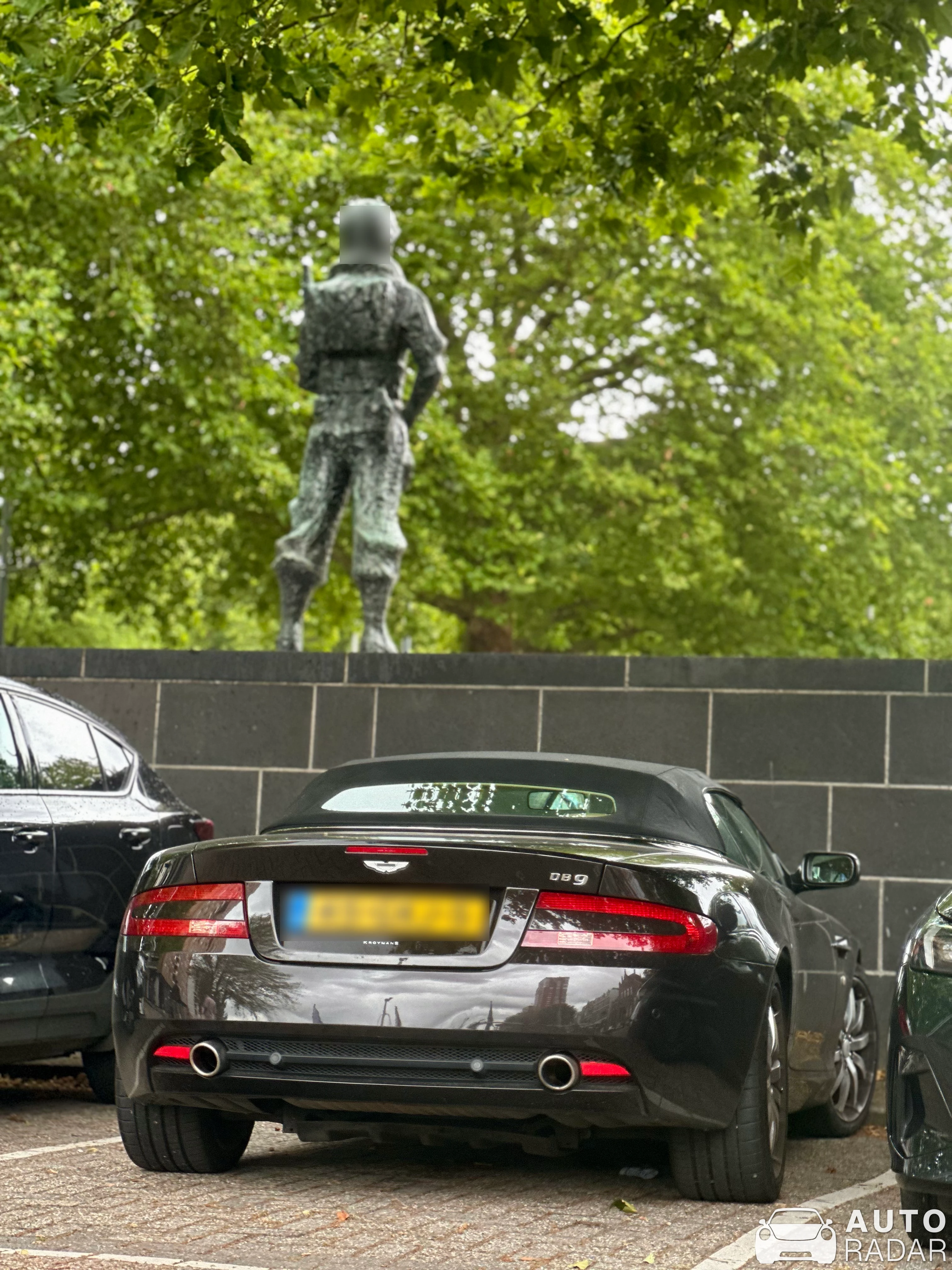 Aston Martin DB9 Volante spotted in Rotterdam