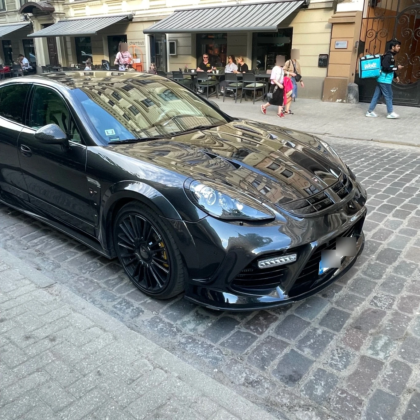 Porsche 971 Panamera Turbo Mansory spotted in Rīga, Latvia