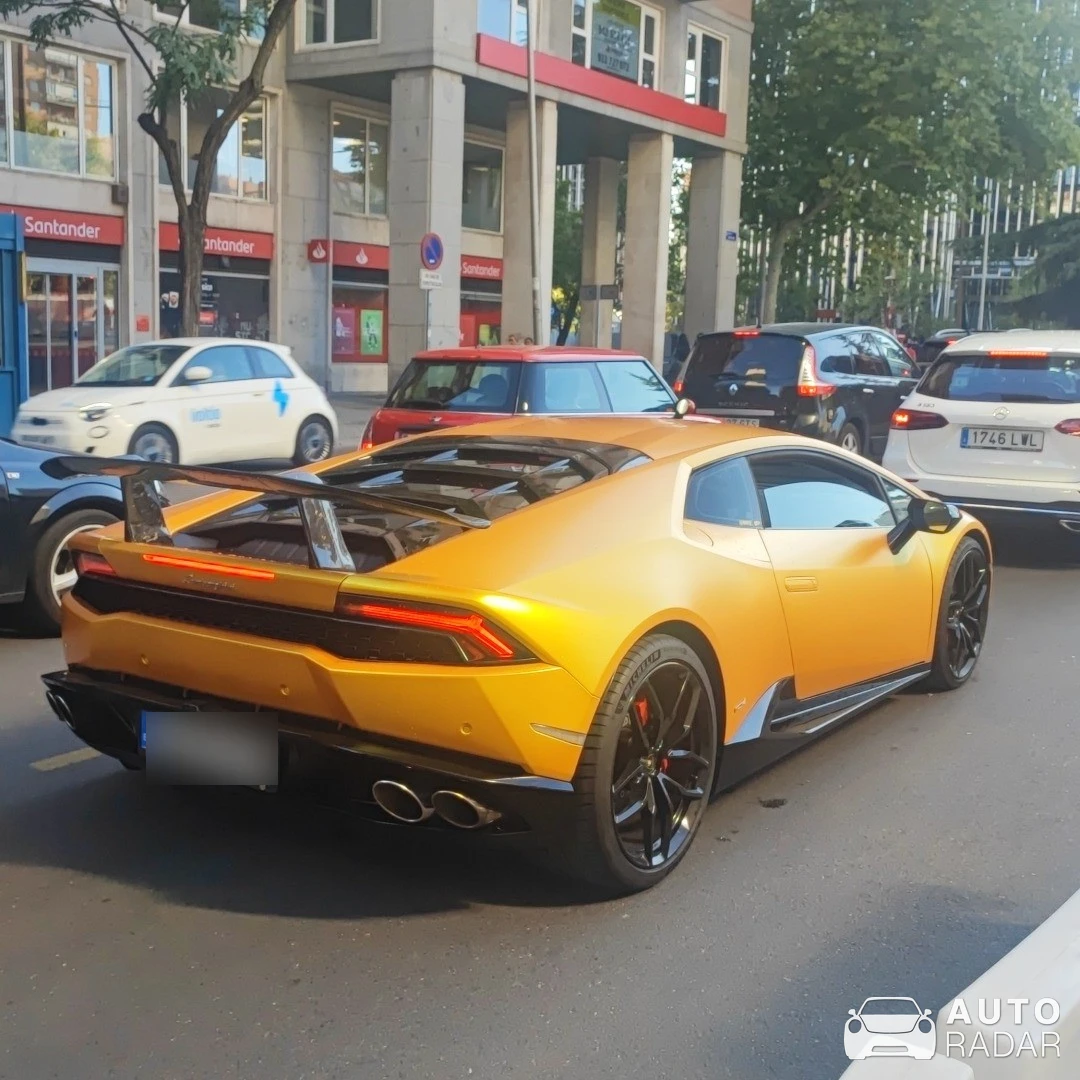 Lamborghini Huracán LP610-4 spotted in Madrid, Spain